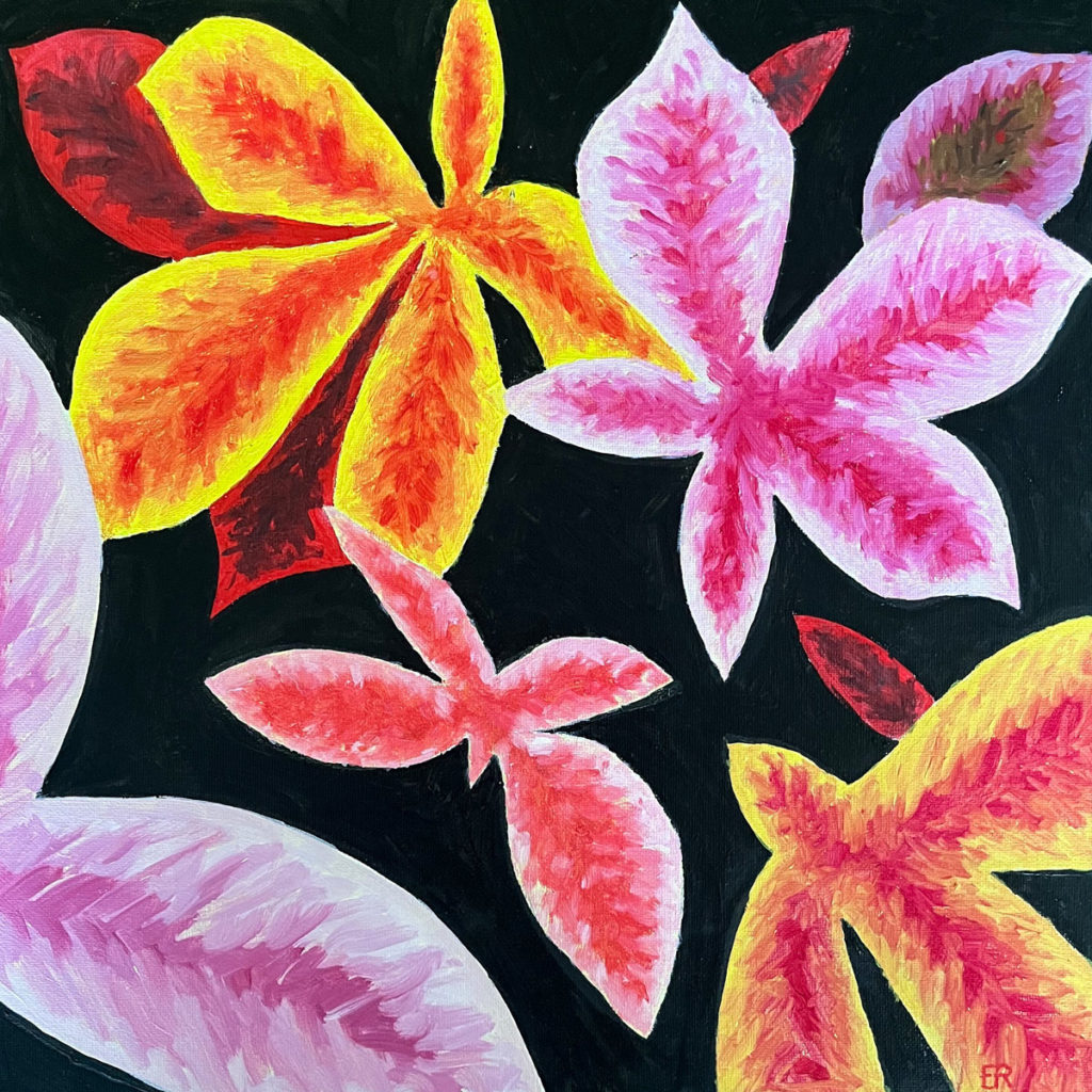quadro albero colorato