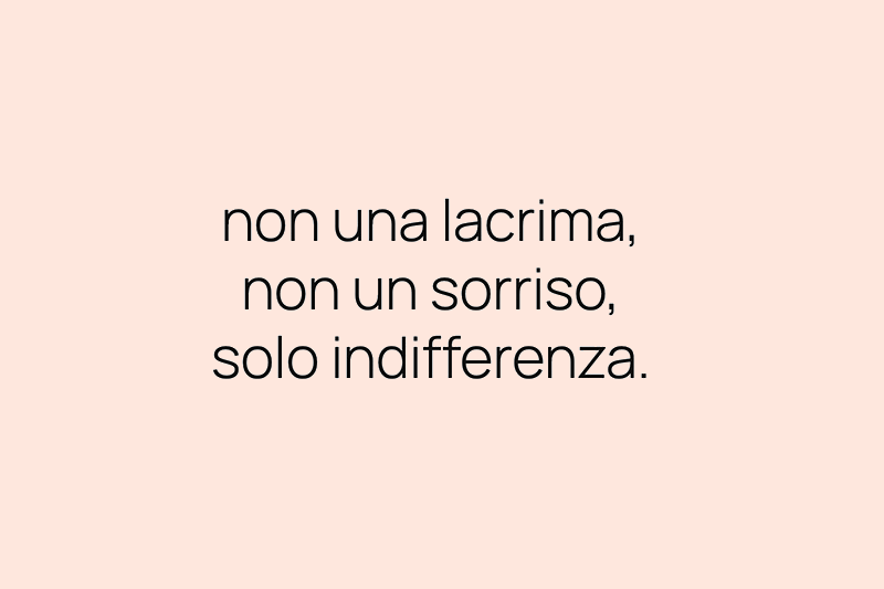 Il contrario dell’amore non è il rancore